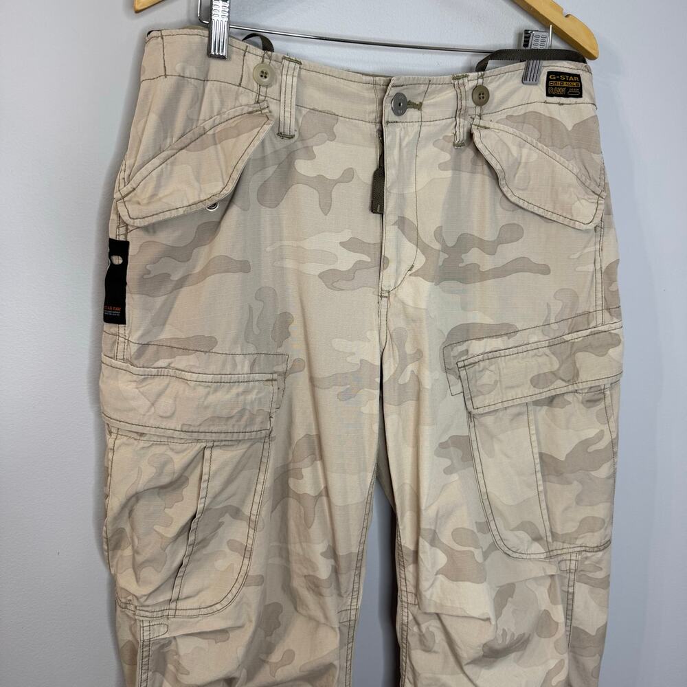 G star Sniper Battle Cargo pant Combat Camo Multi Pockets Military Sz 33 - Picture 5 of 16